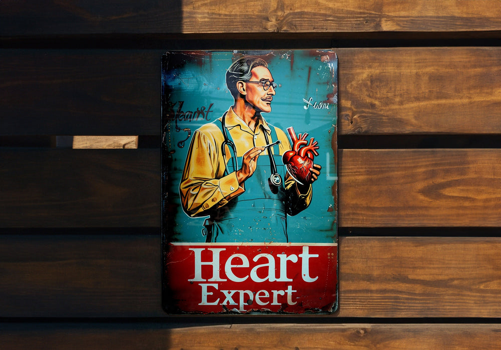a close up of a sign on a wooden wall