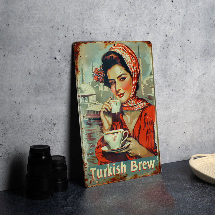 a picture of a woman drinking a cup of coffee