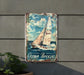 a sign on the side of a building that says ocean breeze