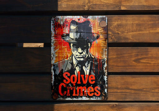 a painting of a man wearing a hat on a wooden bench