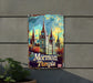 a sign on a wall that says mormon temple