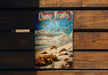 a picture of a book on a wooden bench
