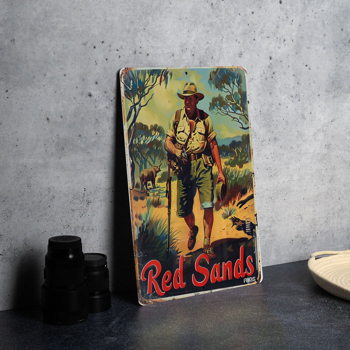 a picture of a man with a hat and a rifle on a table