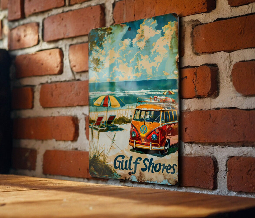 a picture of a van parked next to a brick wall