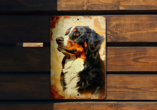 a sign with a picture of a dog on it