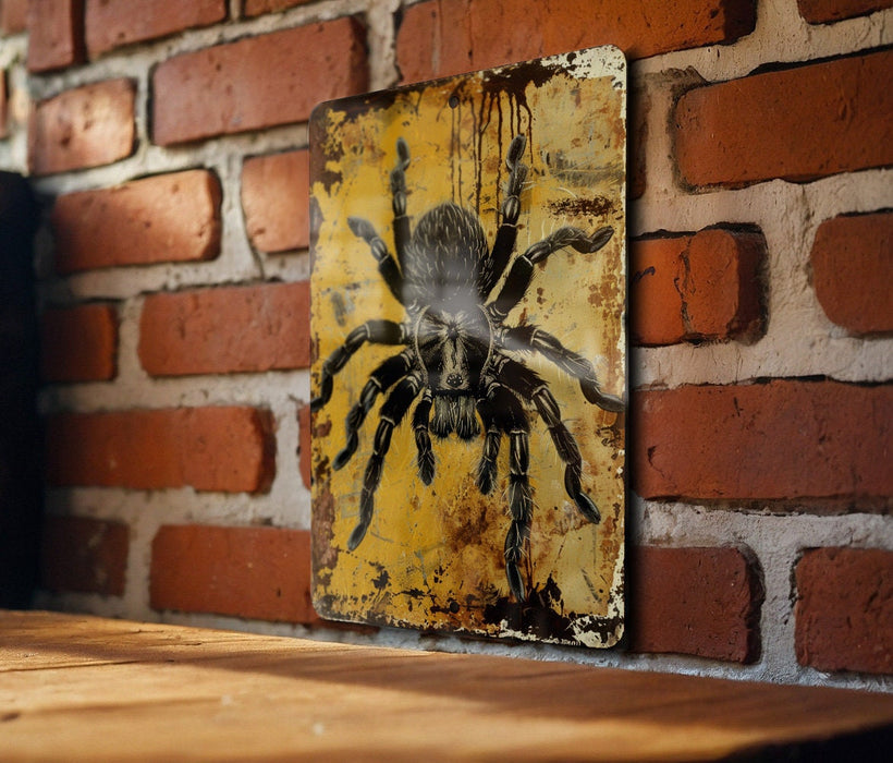 a picture of a spider on a brick wall