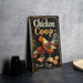 a chicken coop sign sitting on top of a table