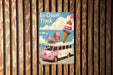 a book with an ice cream truck on it
