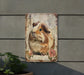 a picture of a guinea pig on a wall