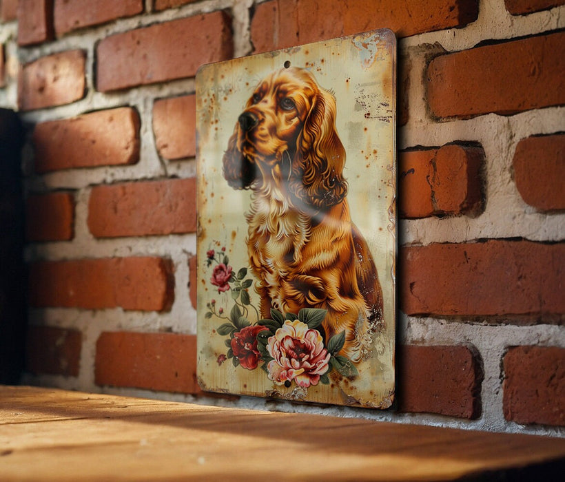 a picture of a dog on a brick wall