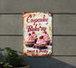 a sign that says cupcake bakery sweet and pretty