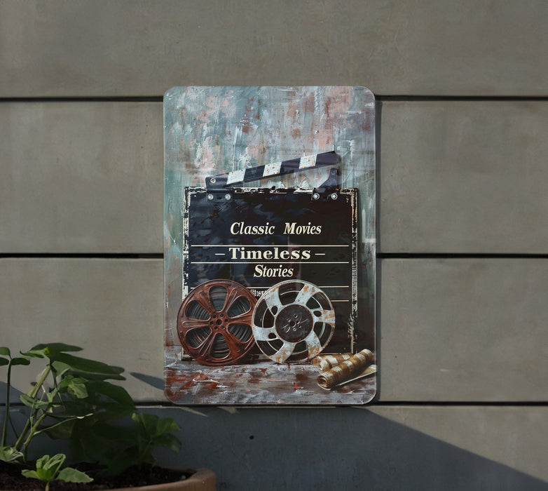 a sign on the side of a building