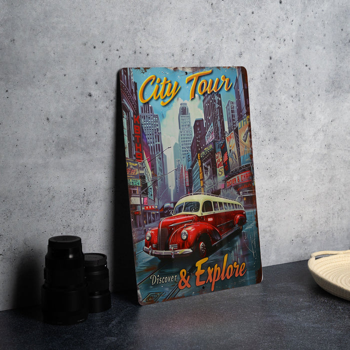 a picture of a red and white car on a table