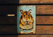 a sign with a picture of a hamster on it