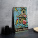 a birdhouse with a welcome home sign on it
