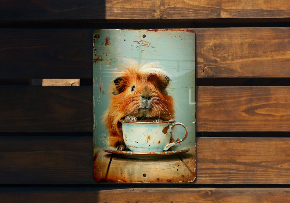 a picture of a guinea pig in a cup