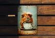 a picture of a guinea pig in a cup