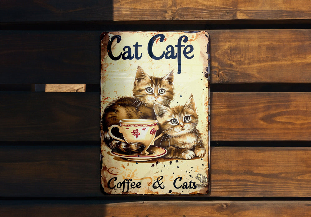 a picture of two cats sitting in a coffee cup