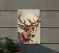 a picture of a deer with antlers on it