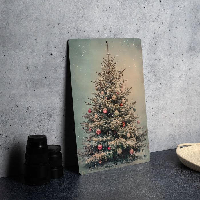 a picture of a christmas tree on a table