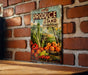 a sign on a brick wall that says fresh produce stand