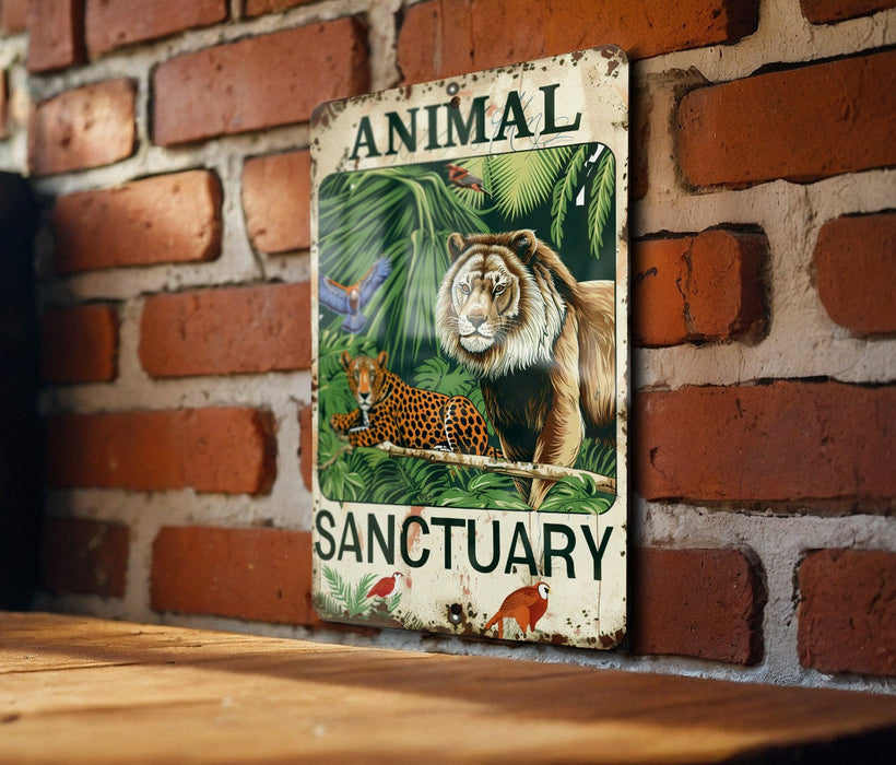 a picture of a tiger and a leopard on a brick wall