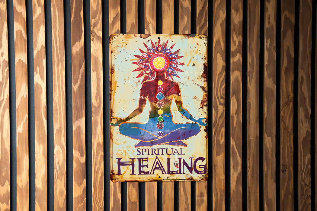 a sign on the side of a wooden wall