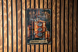 a sign on a wooden wall that says brewery craft