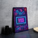 a neon sign that says game zone on it