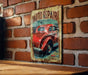 a sign on a brick wall that says auto repair