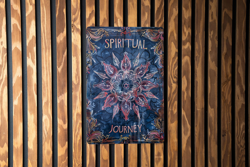 a picture of a book on a wooden wall