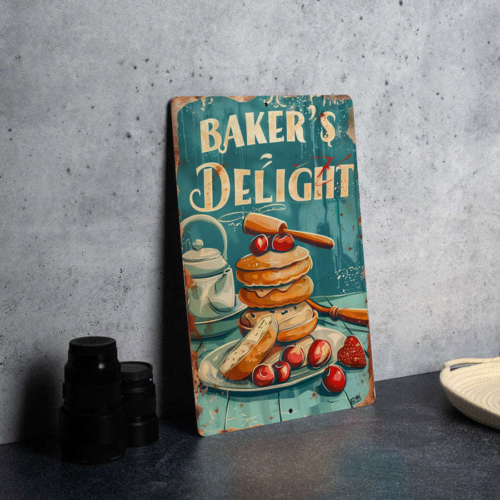 a picture of a sign that says baker's delight
