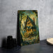 a picture of a fairy tale cabin on a table