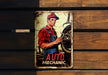 a sign on a wooden wall that says auto mechanic