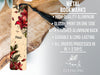 a metal bookmark with red flowers on it