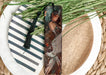 a bookmark with a picture of a woman on it