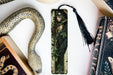 a bookmark with a picture of a woman on it
