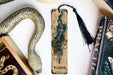 a bookmark with a picture of a woman on it