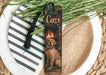 a bookmark with a picture of a dog on it
