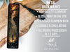 a metal bookmark with a picture of a person on it