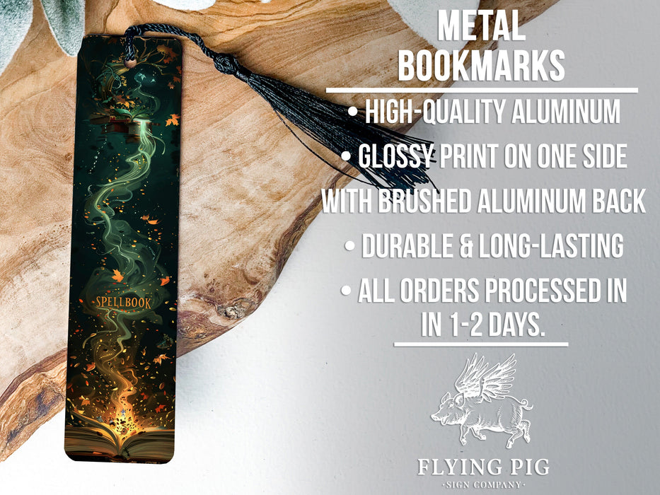 a bookmark with an image of a dragon on it