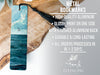 a bookmark with a painting of a boat in the ocean