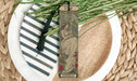 a bookmark with a picture of a woman on it