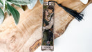 a bookmark with a picture of a couple on it