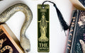 a bookmark with an image of a woman on it