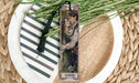 a bookmark with a picture of a man and a woman on it