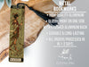 a bookmark with an image of a woman on it