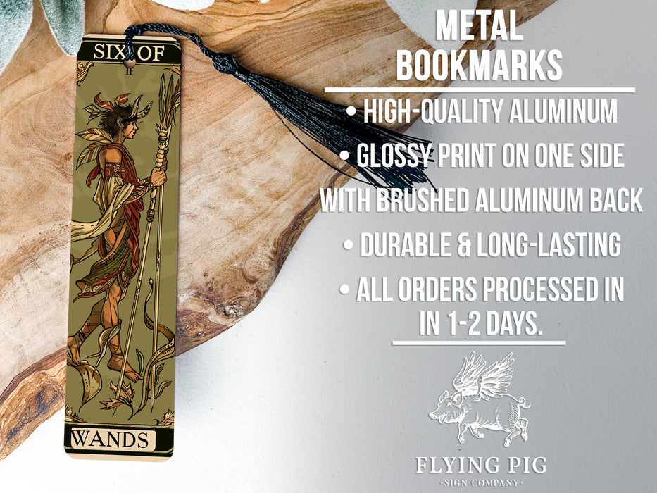a bookmark with an image of a woman on it