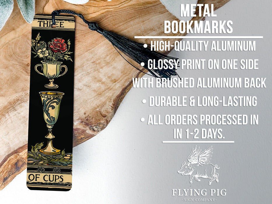 a bookmark with a picture of a vase on it
