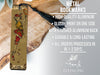 a bookmark with a picture of a girl on it
